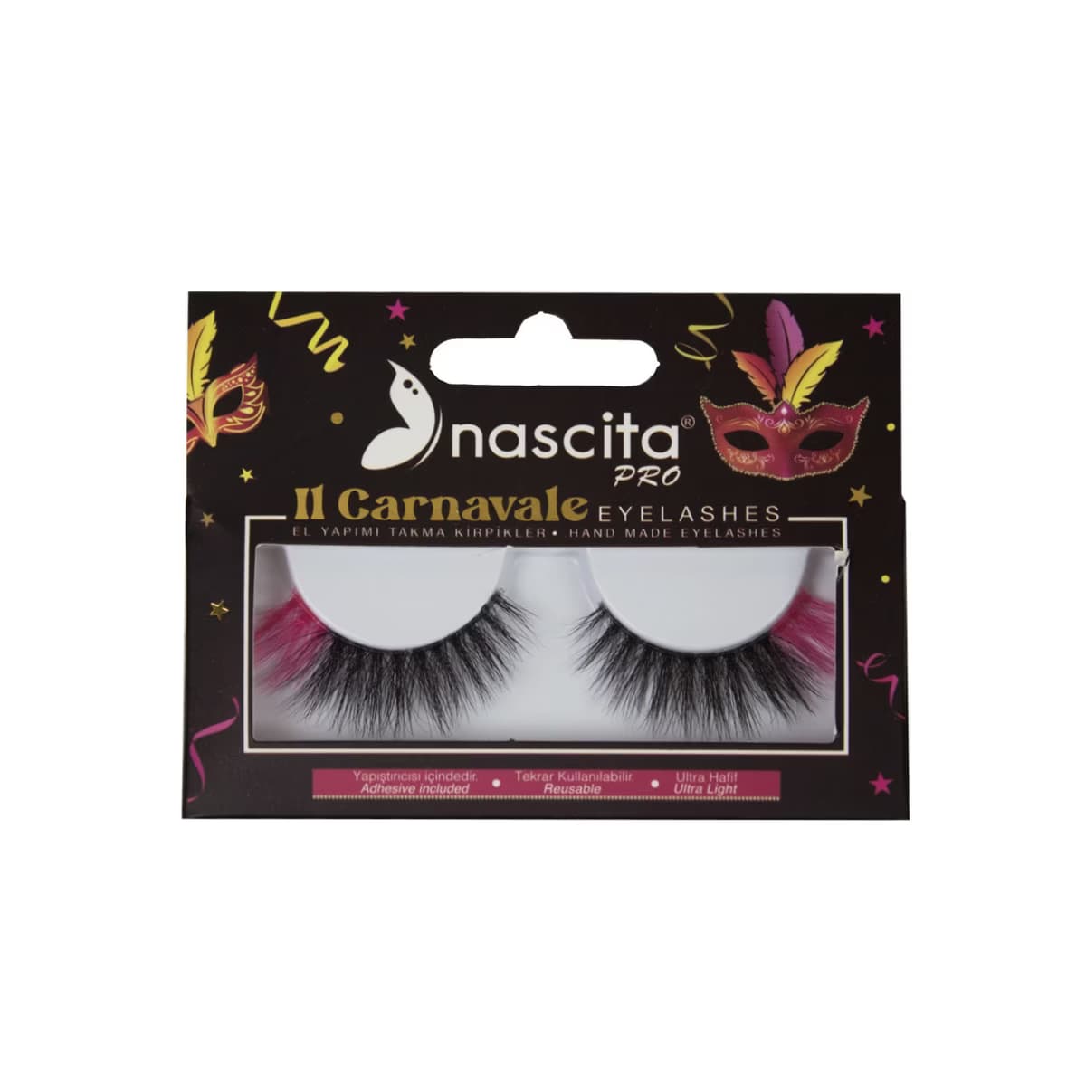 Nascita Carnavale Renkli Takma Kirpik 128 - Gratis