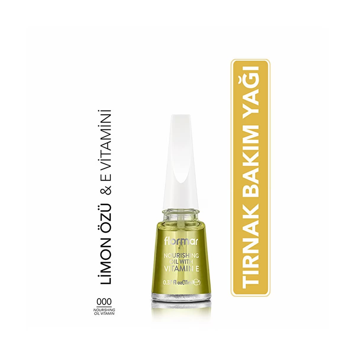 Flormar Nourishing Oil Vitamin Besleyici Tırnak/Tırnak Eti Bakım Yağı 000 - Gratis