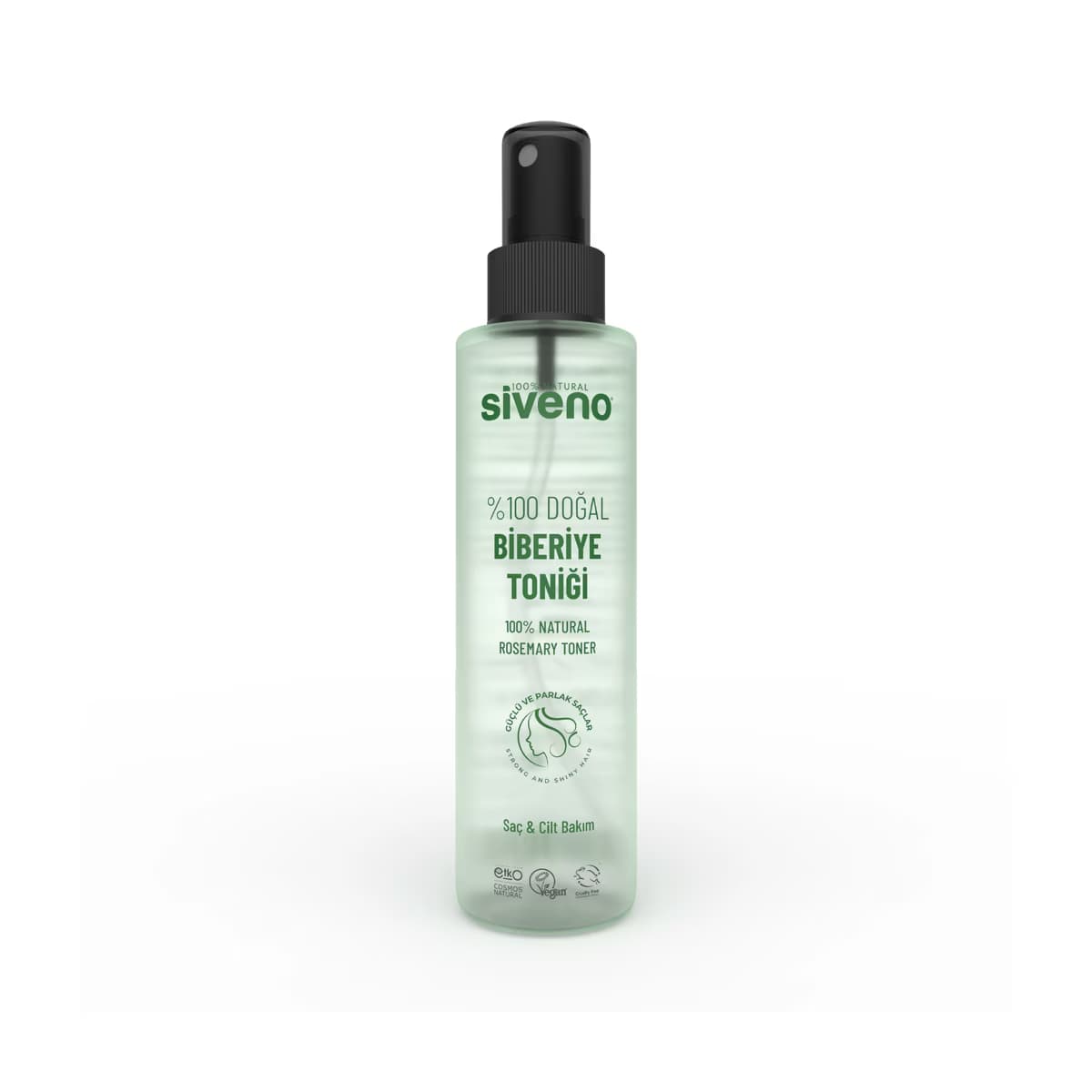Siveno %100 Doğal Biberiye Suyu Saç Dökülmesi Karşıtı ve Hızlı Saç Uzatma Etkili Saç Toniği 150 ml - Gratis