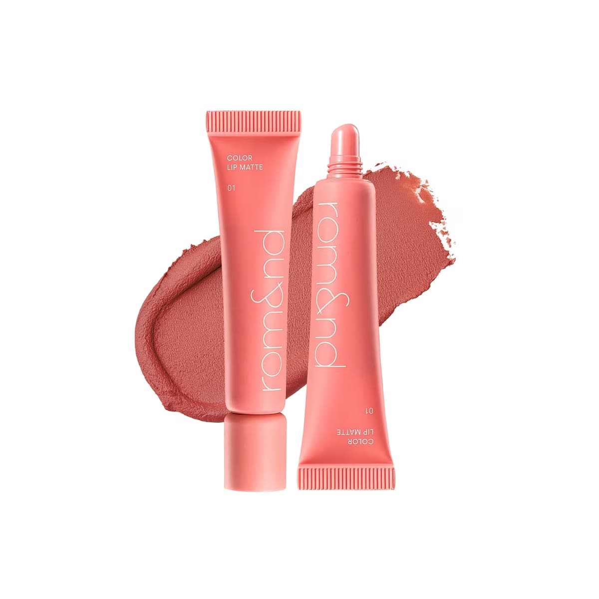 rom&nd Color Lip Matte Likit Mat Ruj 01 Peach Puff - Gratis