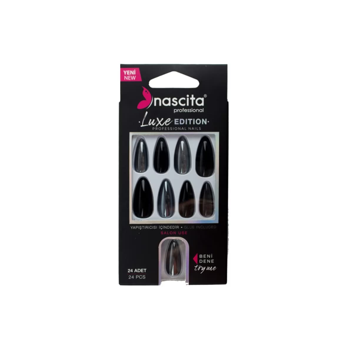 Nascita Luxe Edition Badem Night Blue Takma Tırnak S272 24'lü - Gratis