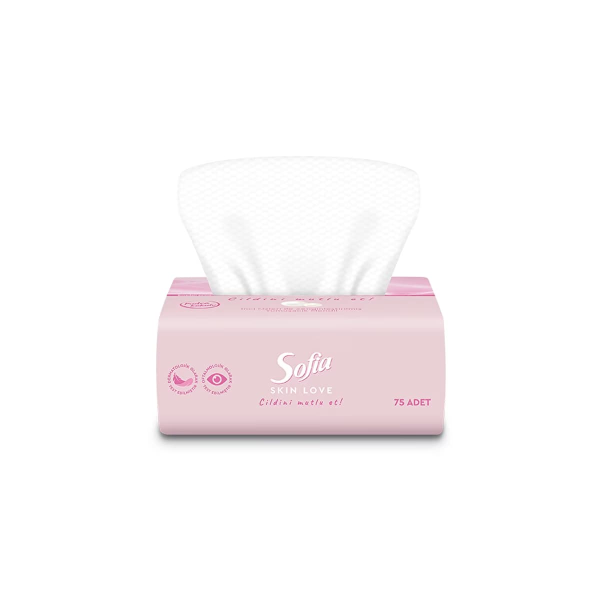 Sofia Skin Love Pudra Kokulu Mendil 75'li - Gratis