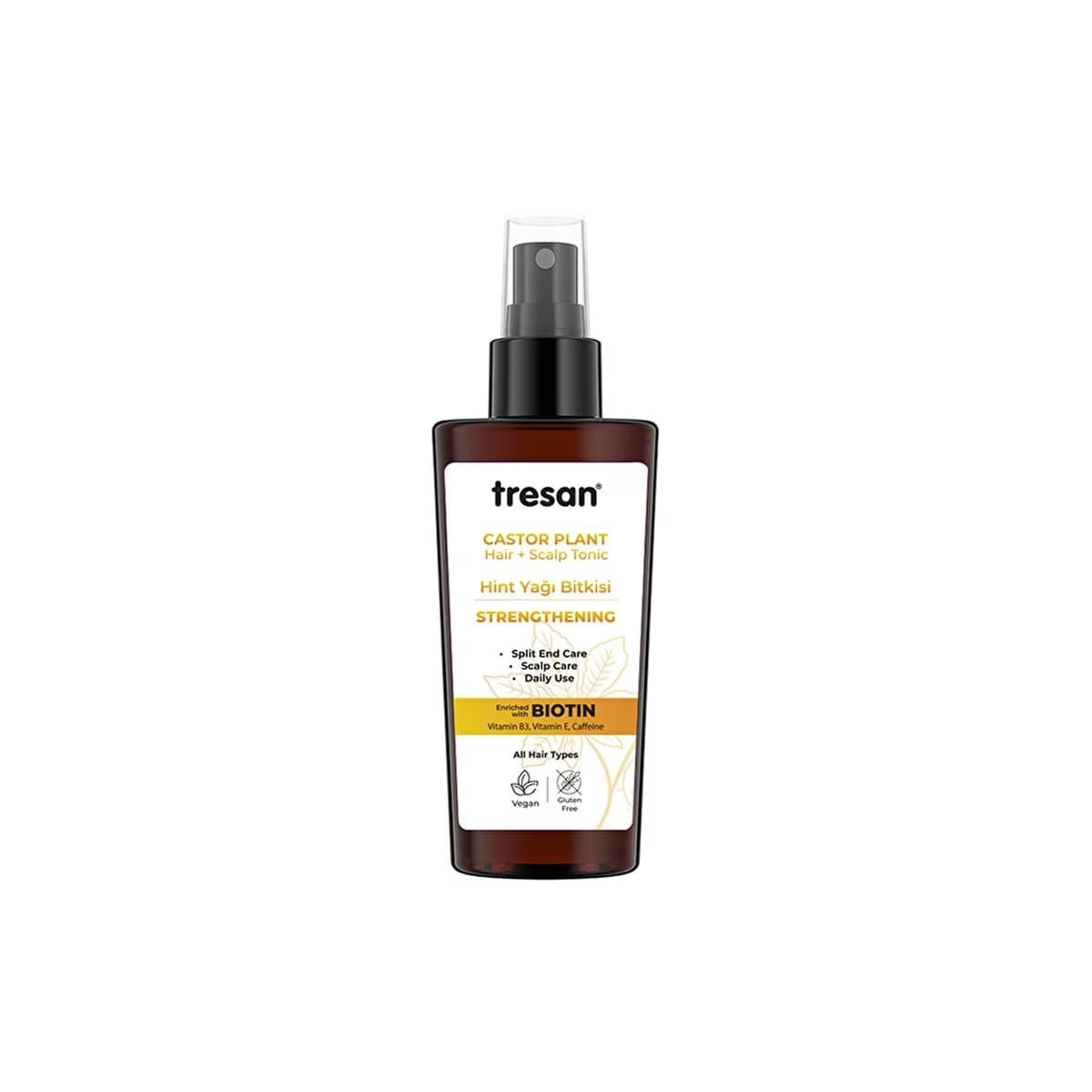 Tresan Castor Oil Saç Bakım Toniği 125 ml - Gratis