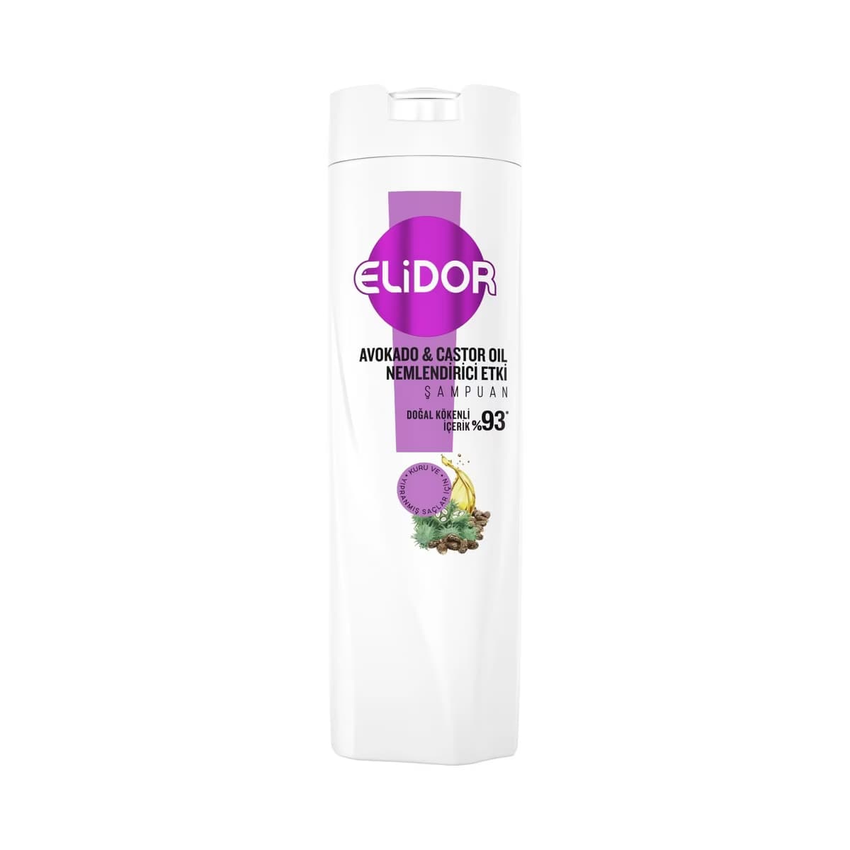 Elidor Avokado ve Castor Yağı Nemlendirici Etki Şampuan 400 ml - Gratis