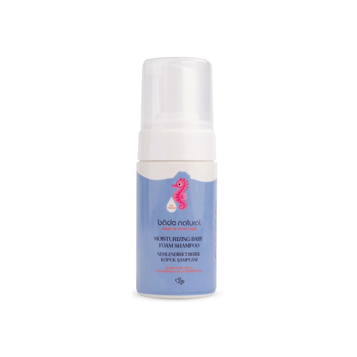 Bade Natural Nemlendirici %100 Doğal Bebek Saç ve Vücut Köpük Şampuanı 100 ml - Gratis