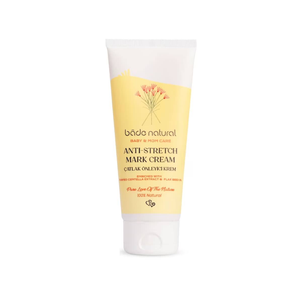Bade Natural Çatlak Önleyici ve Nemlendirici %100 Doğal Vücut Kremi 100 ml - Gratis