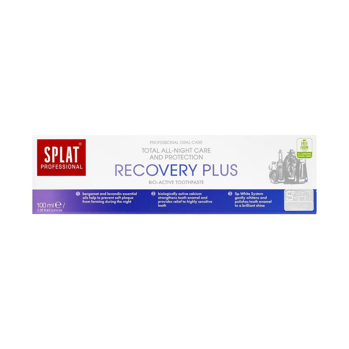 Splat Recovery Plus Bioaktif Diş Macunu 100 ml - Gratis