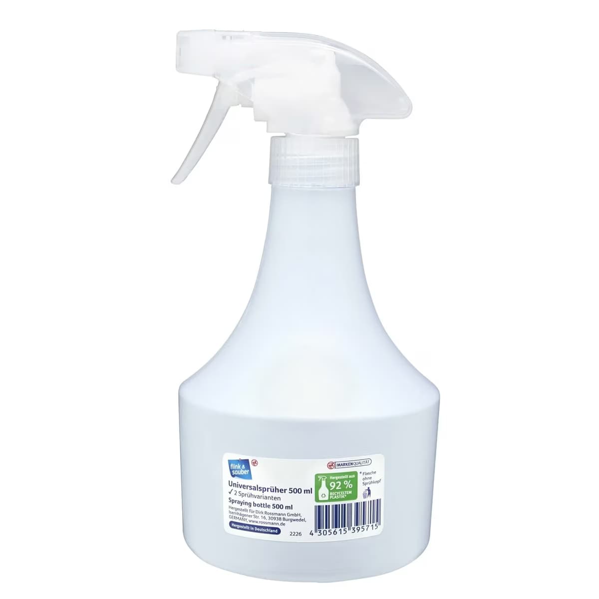 Flink & Sauber Sprey Şişesi, 0.5 Litre