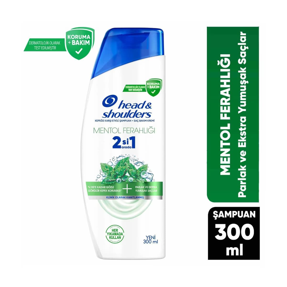Head & Shoulders Mentol Ferahlığı Kepek Karşıtı Şampuan 300 ml - Gratis