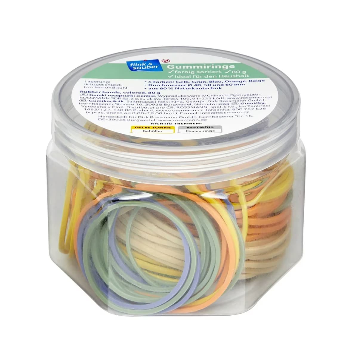 Flink & Sauber Ambalaj Lastiği Renkli 80 g