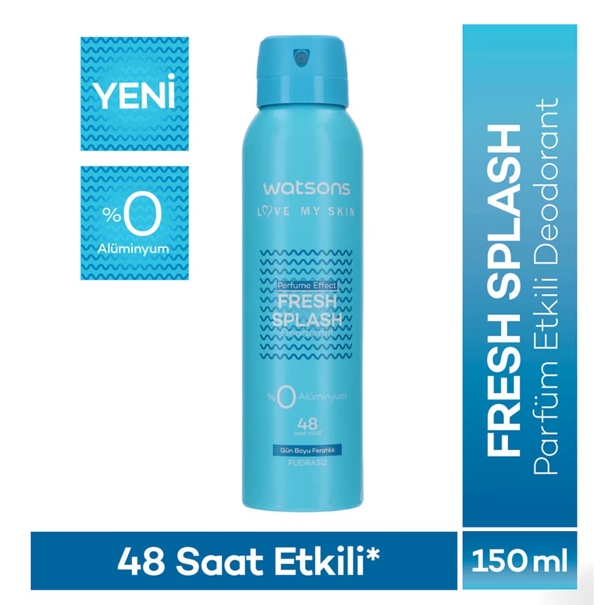 Watsons Fresh Splash Deodorant Sprey Pudrasız 150 ml