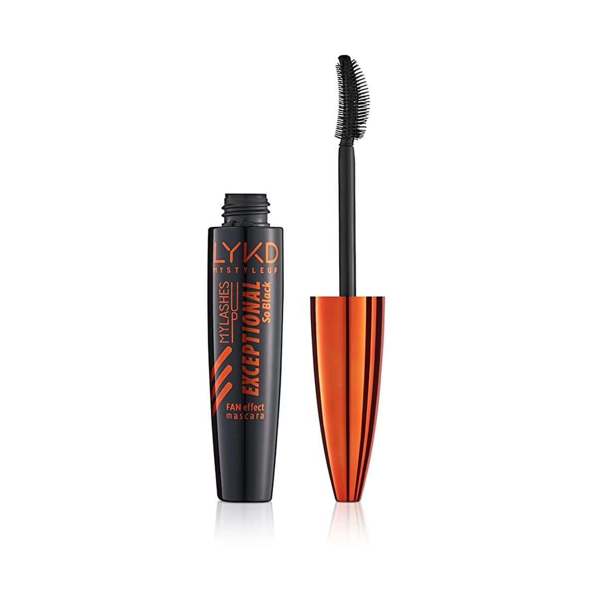LYKD Exceptional Fan Effect & Curl Maskara - Yelpaze Etkili ve Kıvrım Veren Maskara 100 Black - Gratis