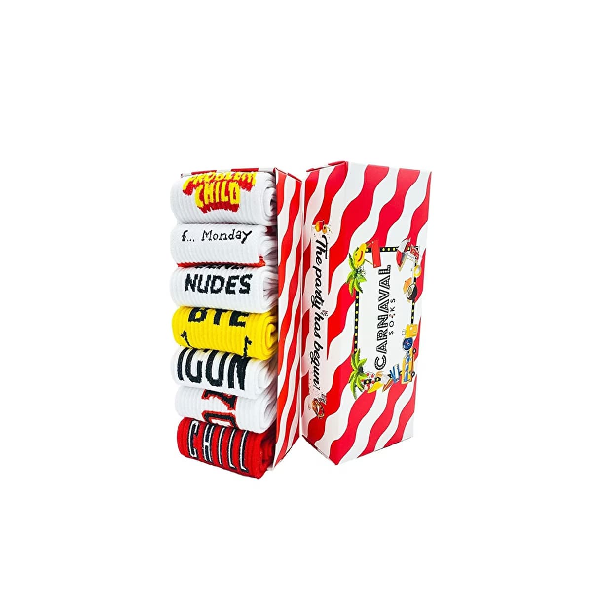 Carnaval Socks 7'li Nyc Atletik Spor Çorap Seti - Gratis