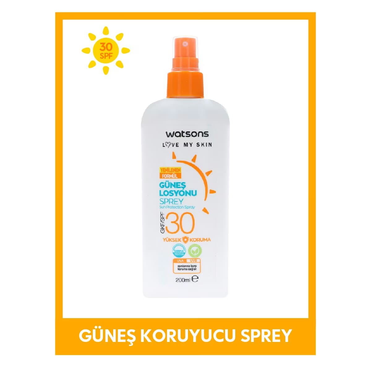 Watsons Sun Vücut Koruyucu Sprey Spf30 200 ml