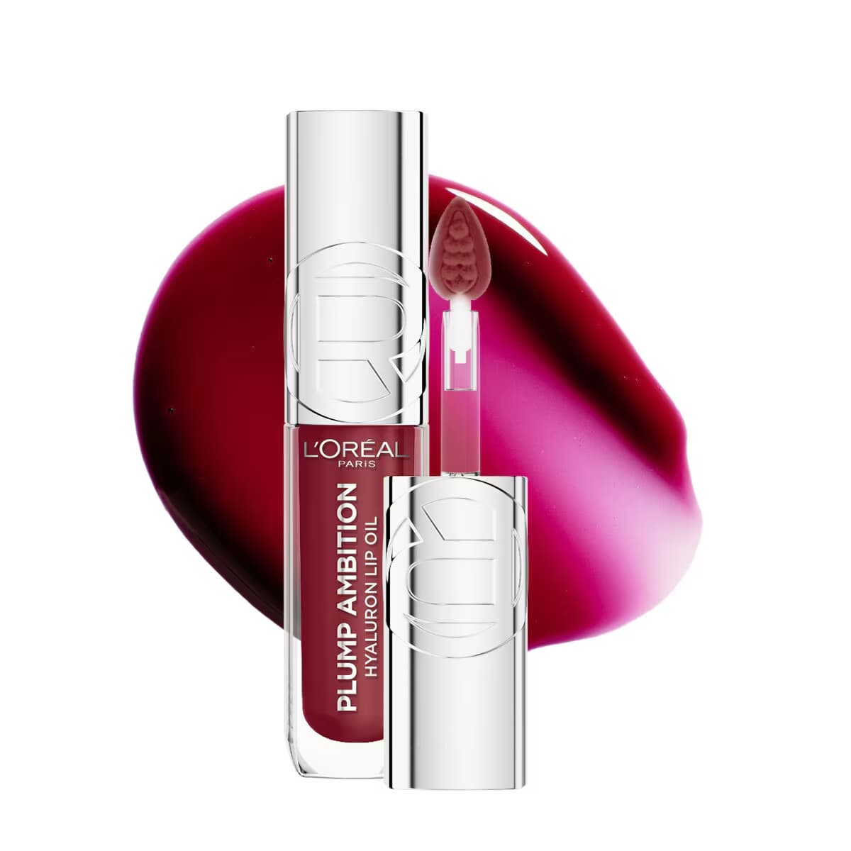 L'Oreal Paris Plump Ambition Hyaluron Lip Oil Besleyici ve Nemlendirici Dudak Parlatıcısı 490 Berry Jolie