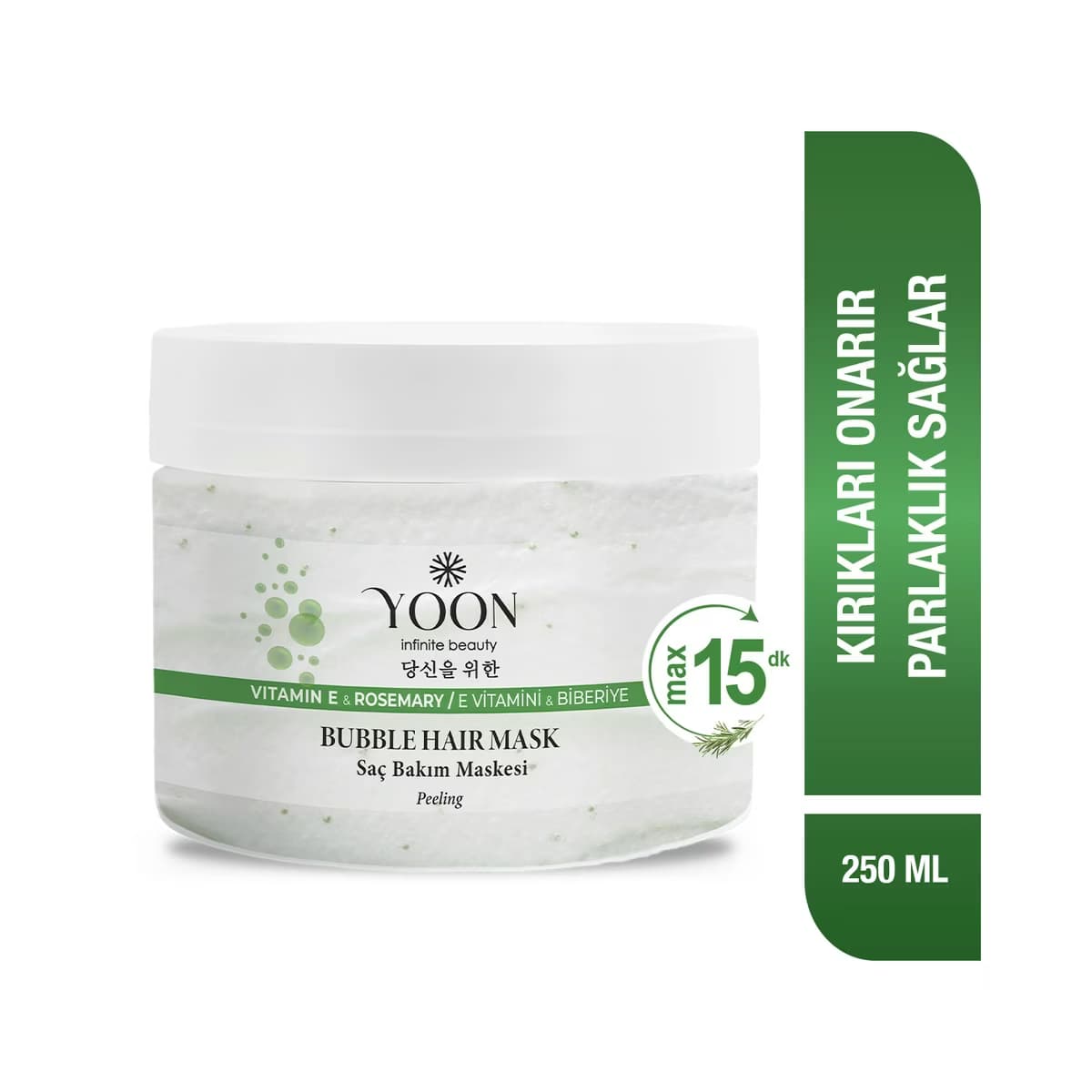 Yoon Rosemary & E Vitamini Saç Bakım Maskesi 250 ml - Gratis
