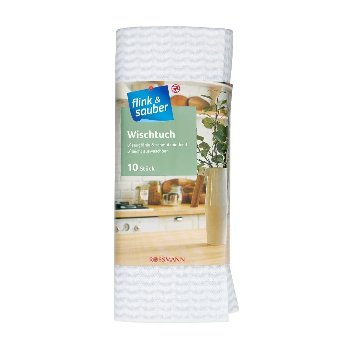 Flink & Sauber Genel Temizlik Bezi 38X50cm 10'lu