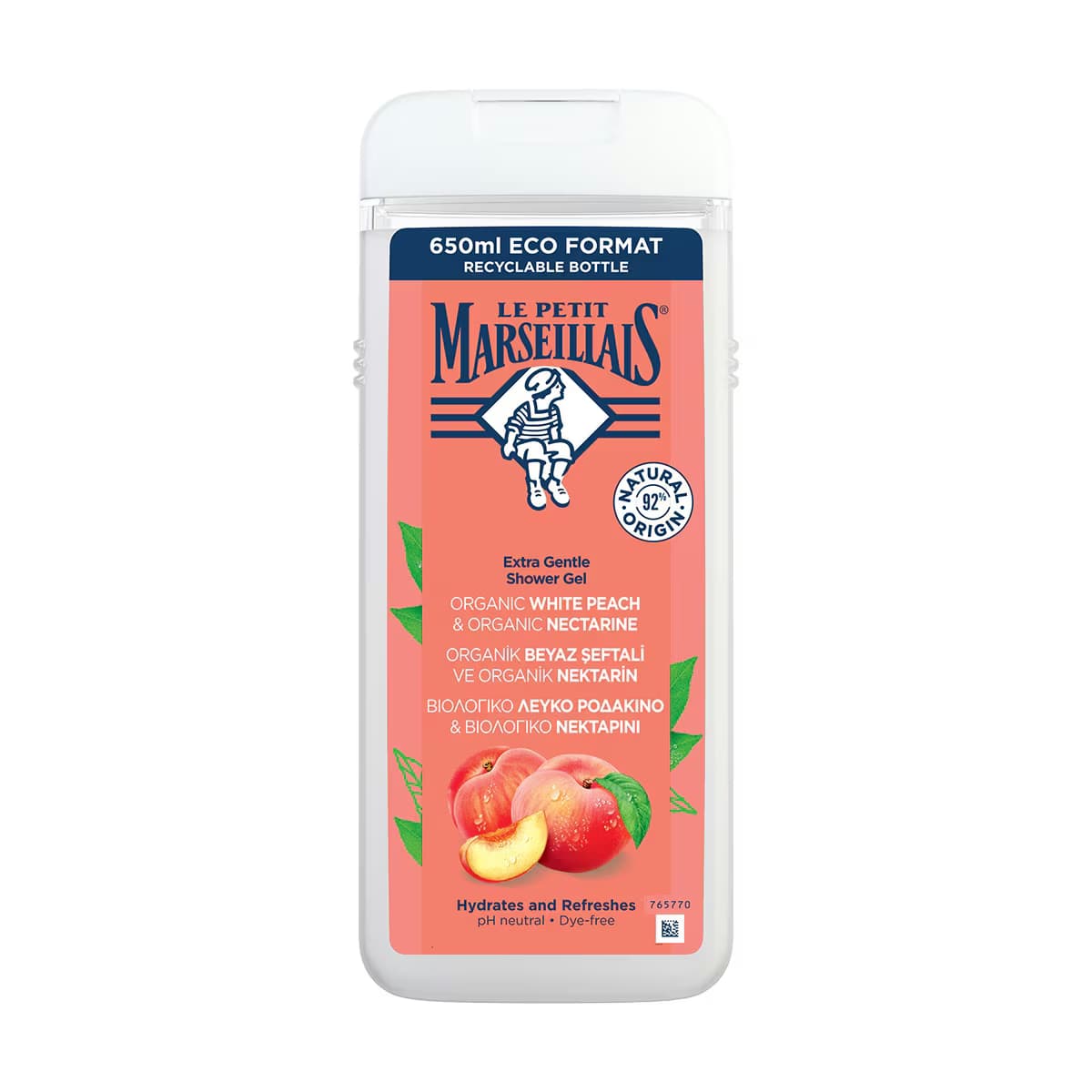 Le Petit Marseillais Şeftali ve Nektarili Duş Jeli 650 ml