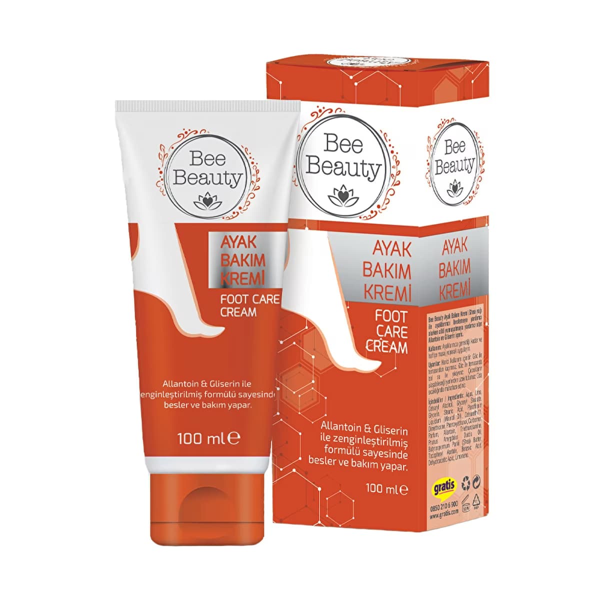 Bee Beauty Ayak Bakım Kremi 100 ml - Gratis