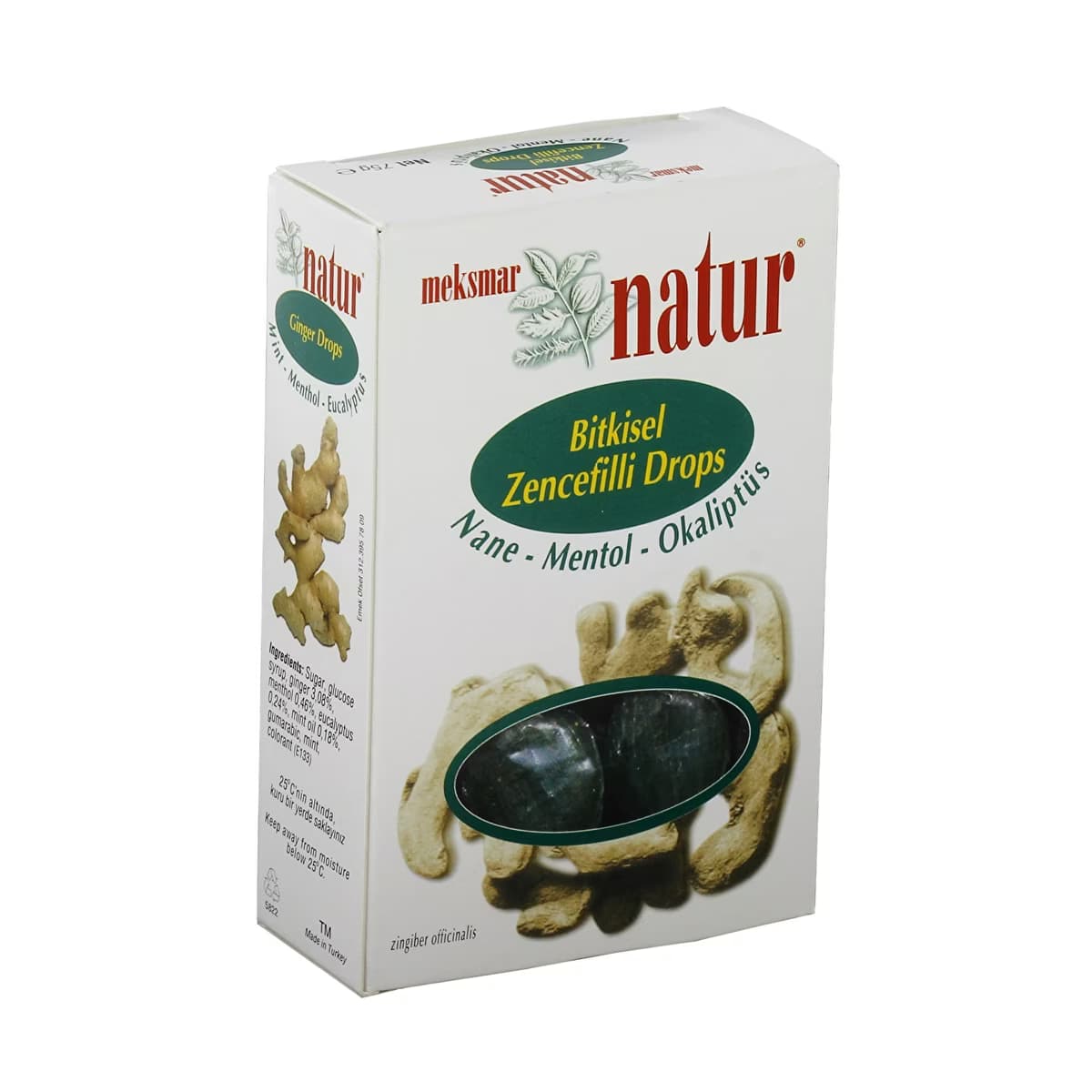 Meksmar Natur Nane Limon Okaliptus Aromalı Pastil 75 gr - Gratis