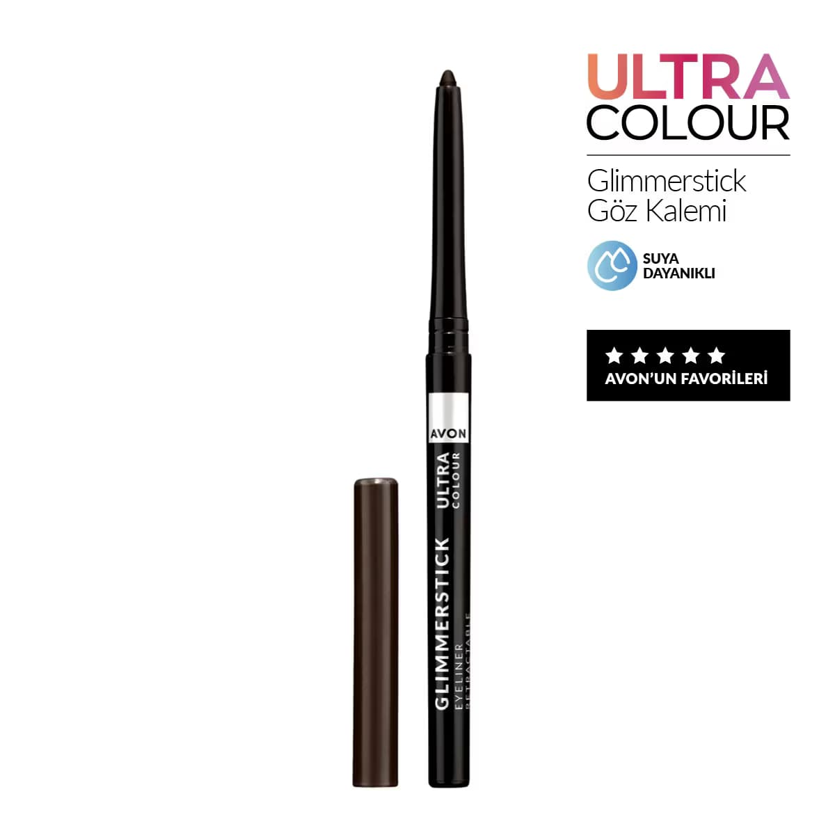 Avon Glimmerstick Asansörlü Göz Kalemi Cosmic Brown