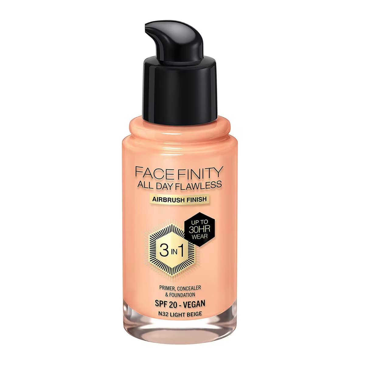 Max Factor Facefinity 3in1 Fondöten No: 32 Light Beige