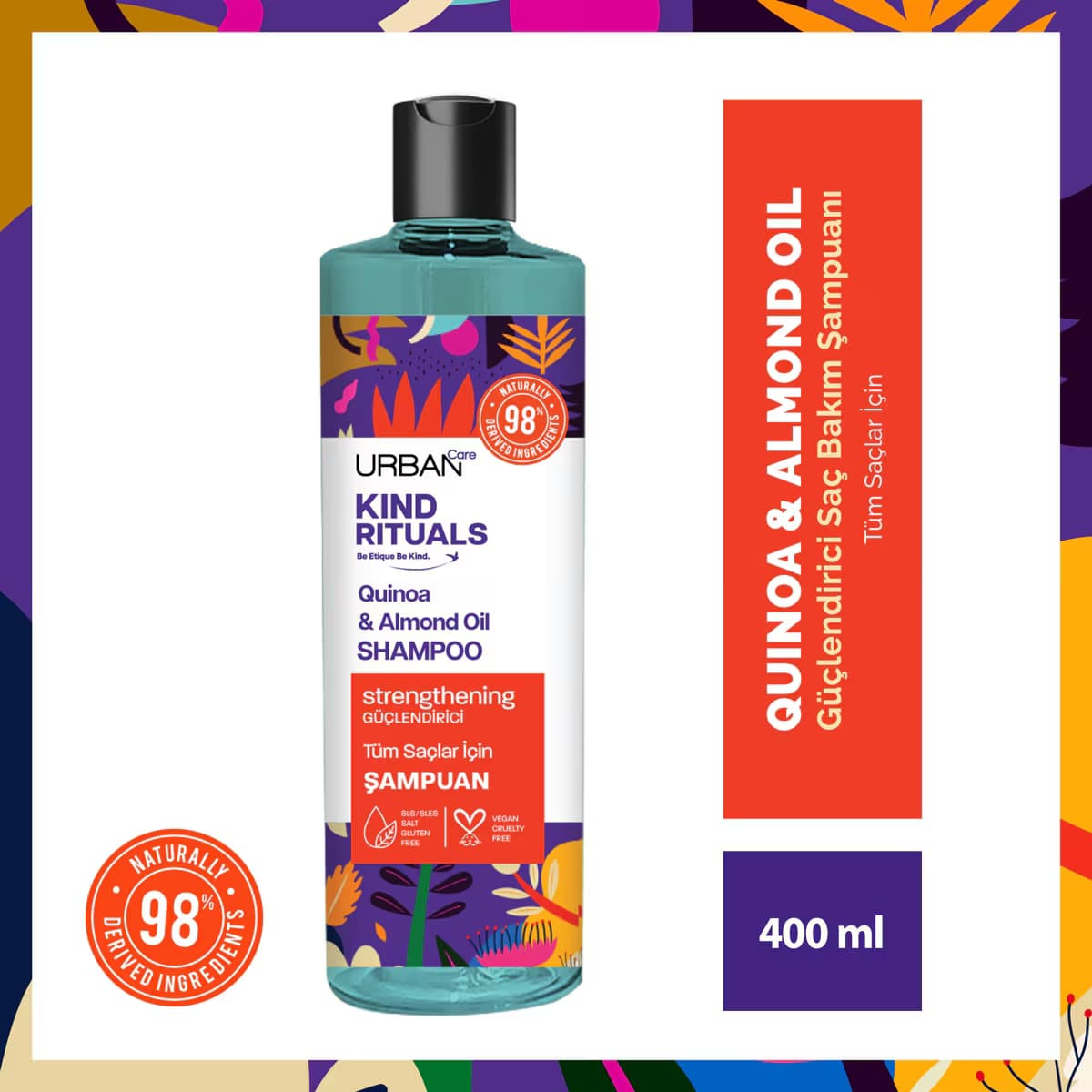 Urban Care Kind Rituals Şampuan Kinoa&Almond 400 ml