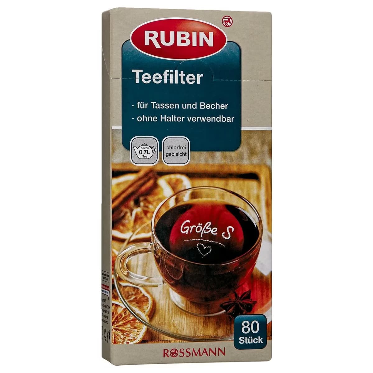 Rubin Çay Filtresi Küçük Boy 80'li