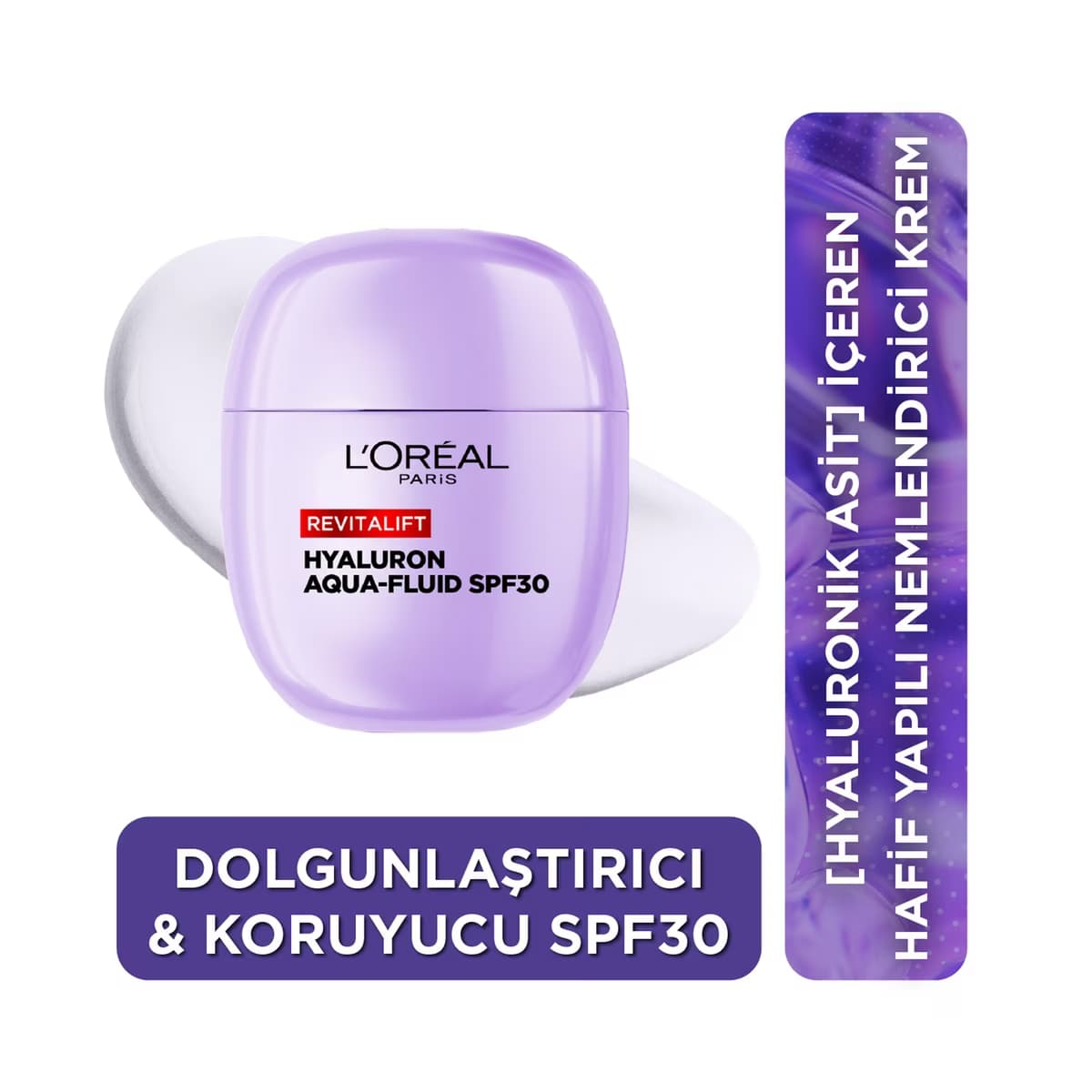 Loreal Paris Revitalift Hyalüronik Asit İçeren Dolgunlaştırıcı Hafif Yapılı SPF30 Korumalı Nemlendir - Gratis