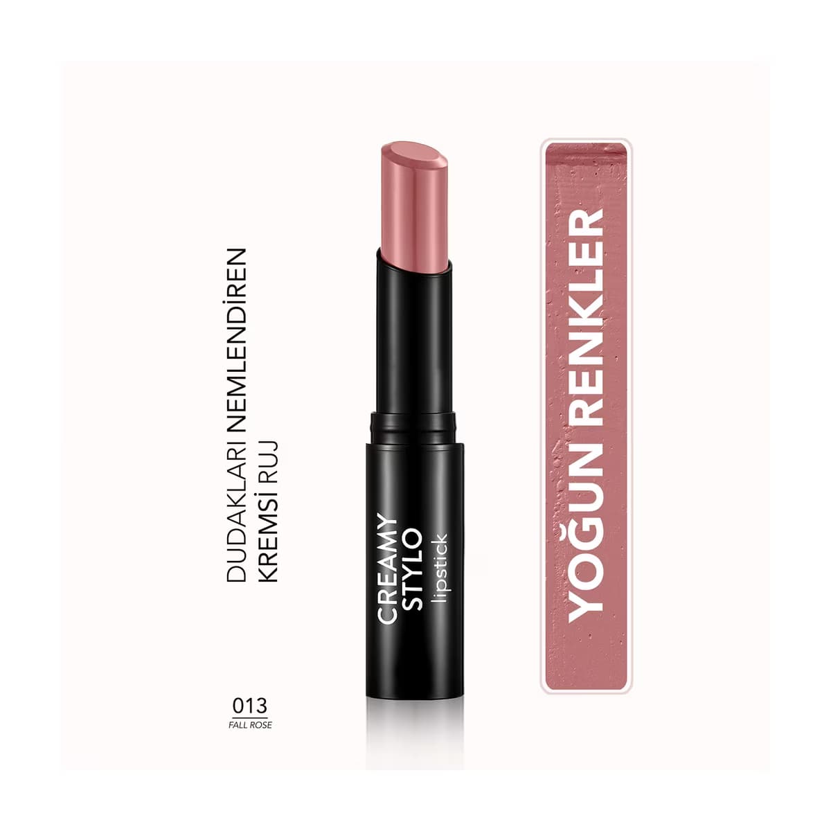 Flormar Creamy Stylo Nemlendirici Etkili Ruj 013 Fall Rose - Gratis