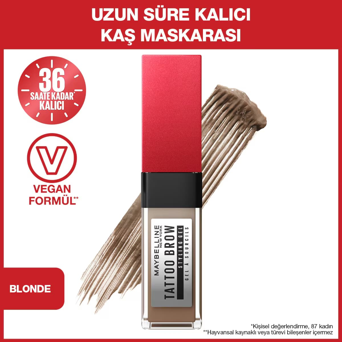 Maybelline New York Tattoo Brow 36H Styling Gel 250 Blonde