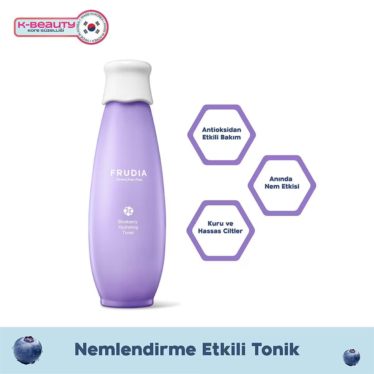 Frudia Blueberry Nemlendirici Tonik 195 ml