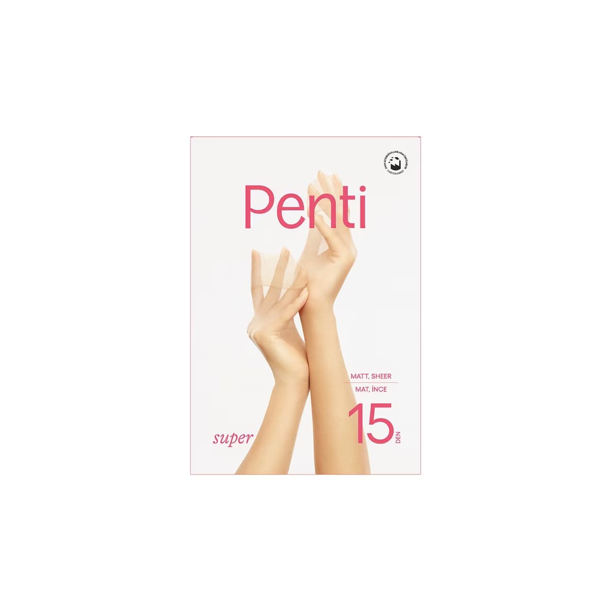 Penti Super Külotlu Çorap Siyah 500/2 - Gratis