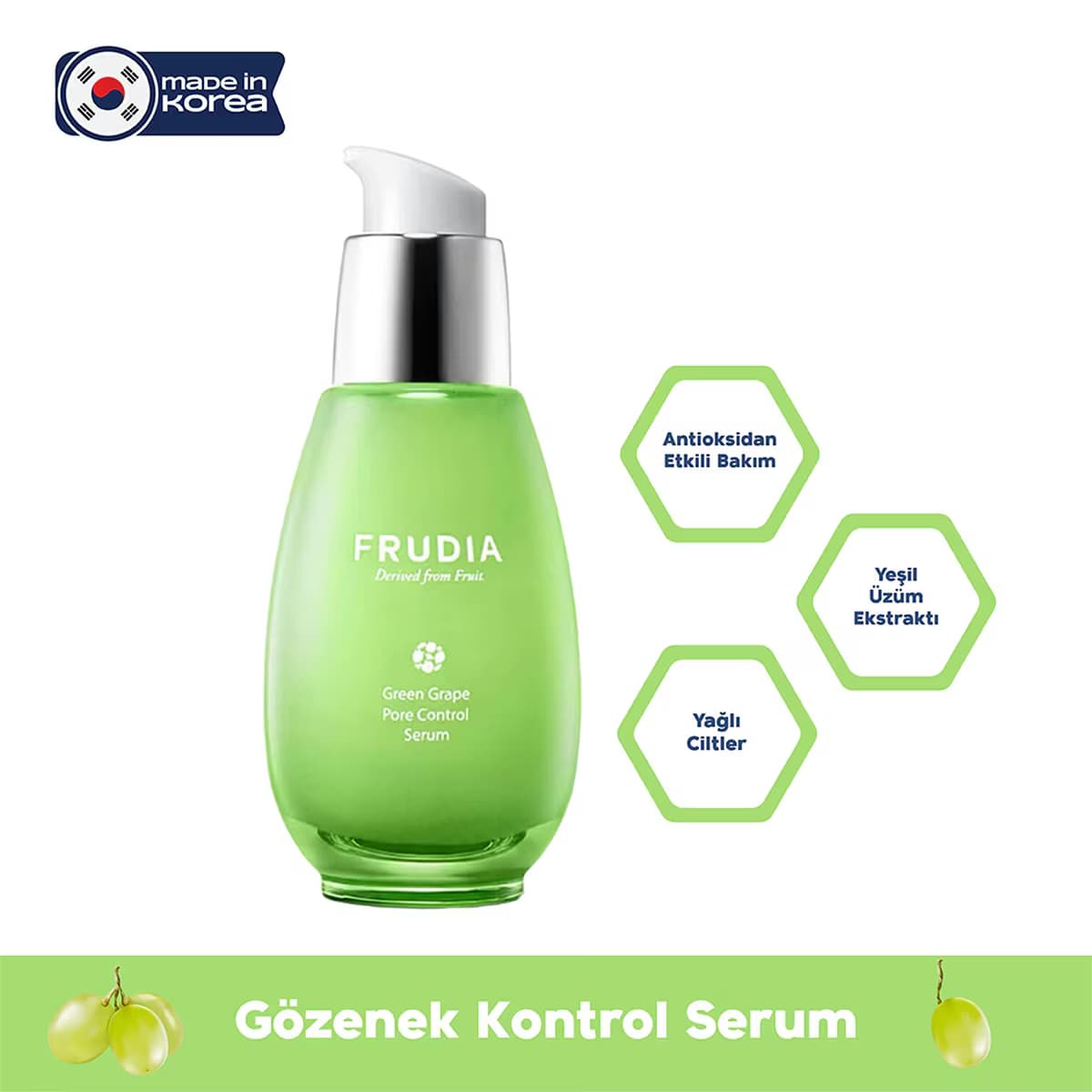 Frudia Green Grape Gözenek Kontrol Serum 50 g