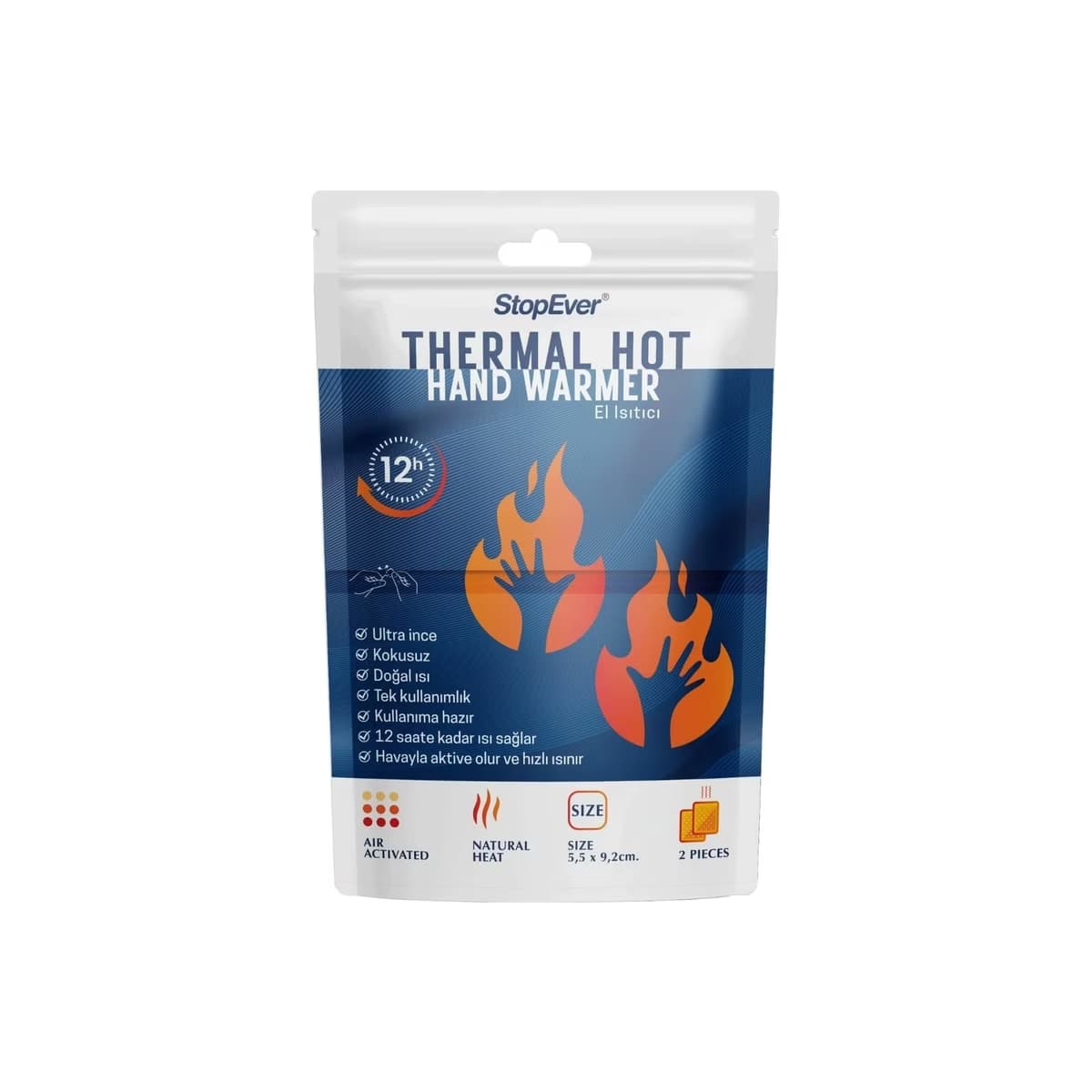 StopEver Thermal Hot 2'li El Isıtıcısı - Gratis