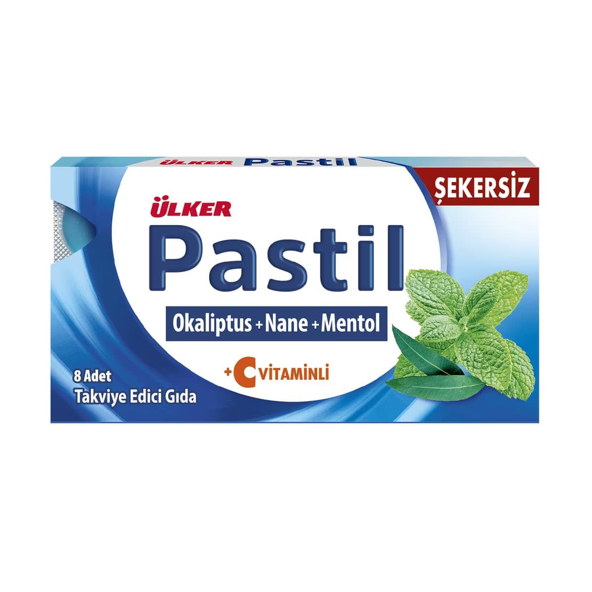 Ülker Pastil Okaliptüs Mentol Nane 8 Adet - Gratis