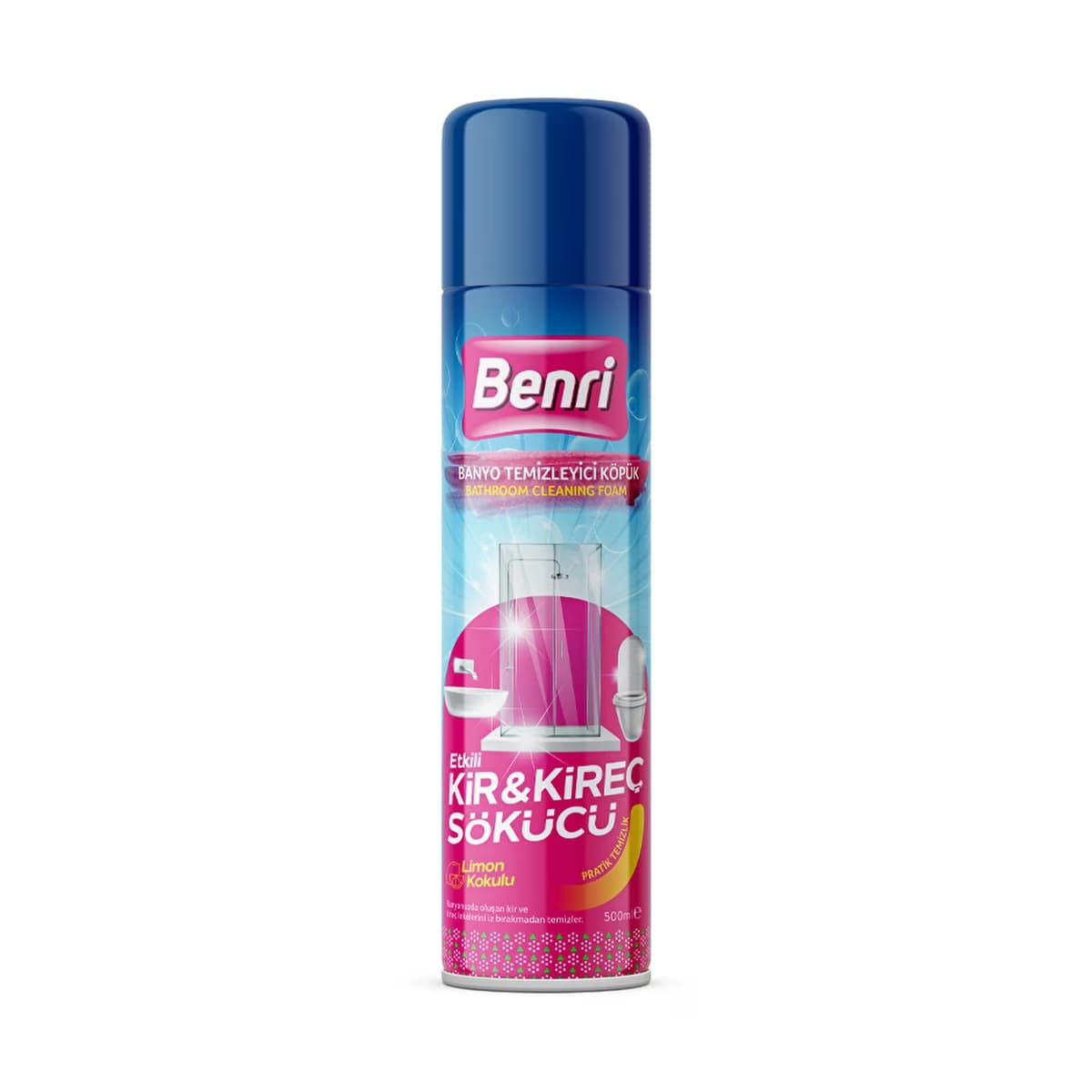 Benri Banyo Temizleyici Köpük 500 ml - Gratis