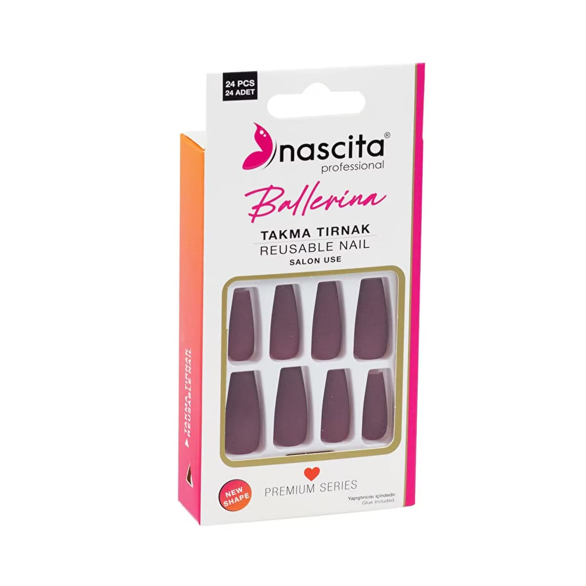 Nascita Renkli Takma Tırnak Ballerina 154 24'lü - Gratis