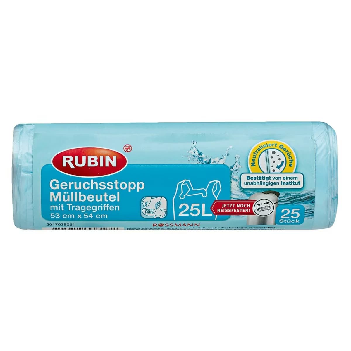 Rubin Çöp Torbası Koku Hapsedici - 25 Litre 53x54 cm 25'li