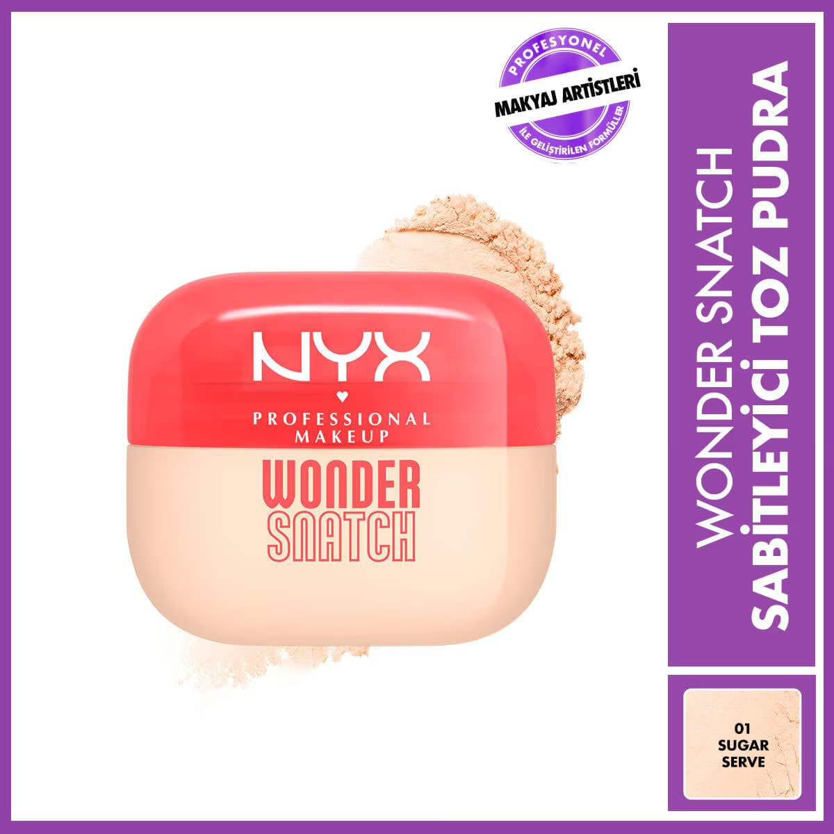 Nyx Professional Makeup Wonder Snatch Sabitleyici Pudra Sugar Serve