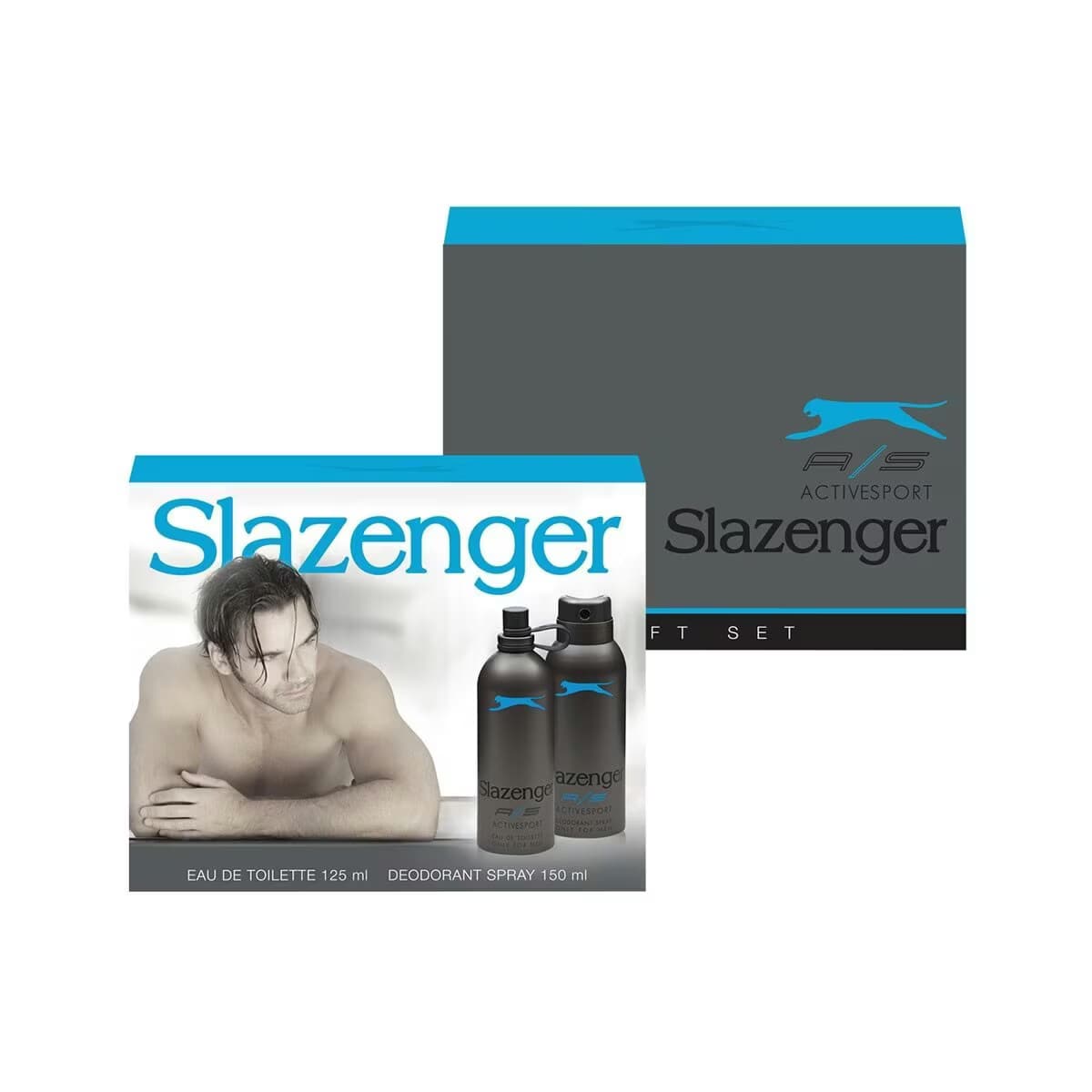 Slazenger Activesport Mavi Erkek Parfüm EDT 125 ml + 150 ml Deodorant Set