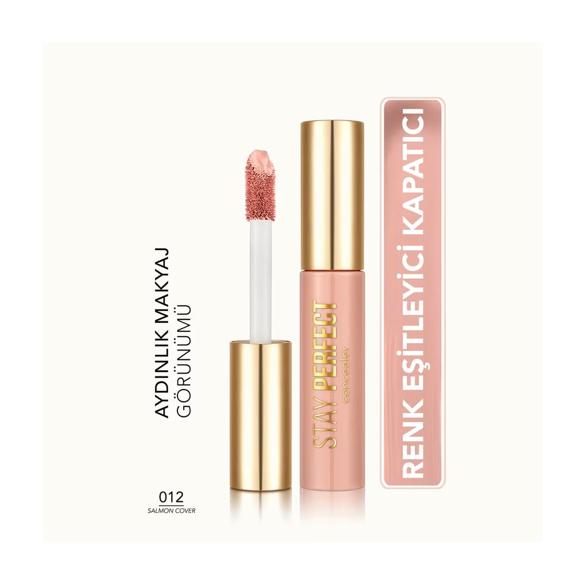 Flormar Stay Perfect Yoğun Pigmentli Kapatıcı 012 Salmon Cover - Gratis