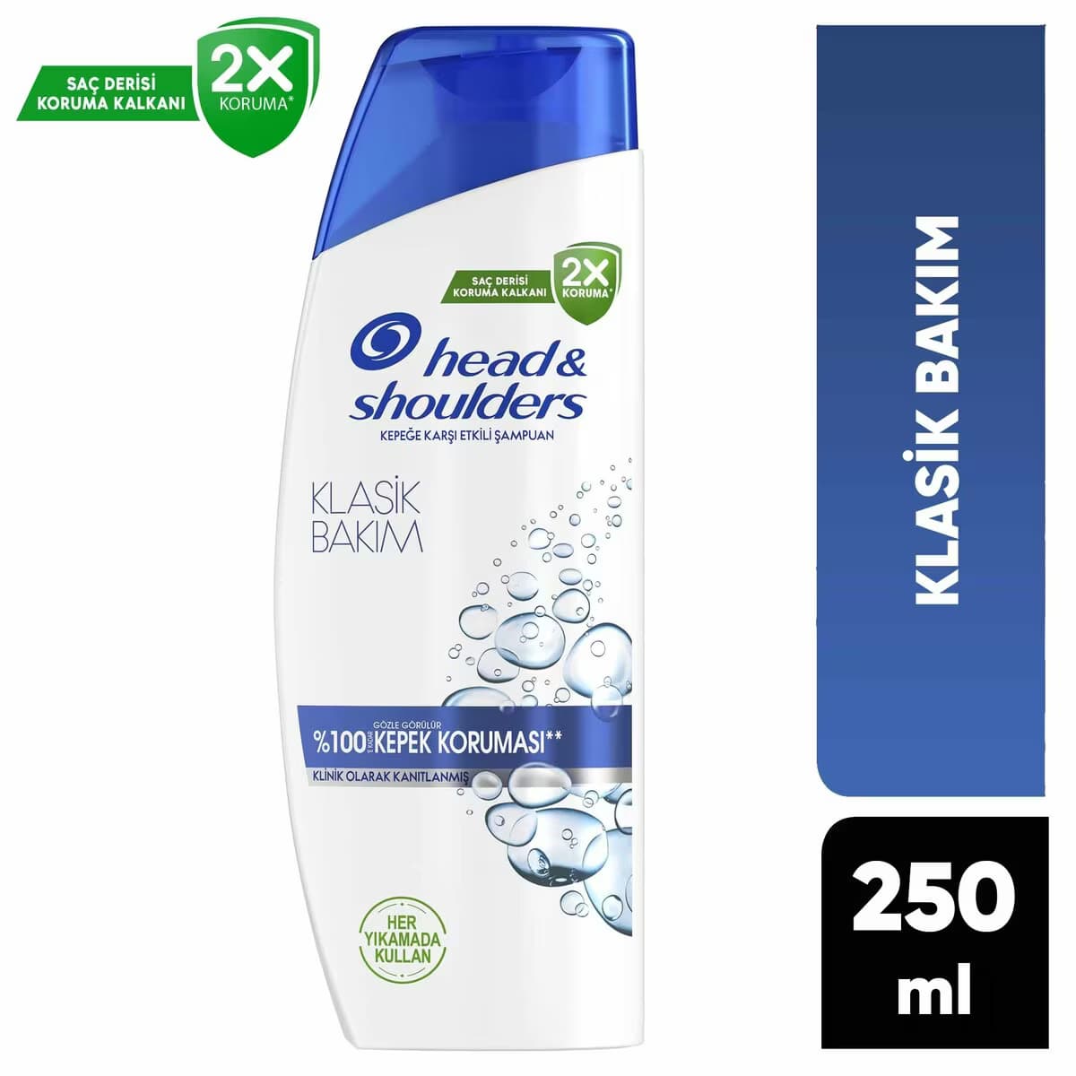 Head And Shoulders Klasik Bakım 2'si 1 Arada Kepeğe Karşı Etkili Şampuan 250 ml