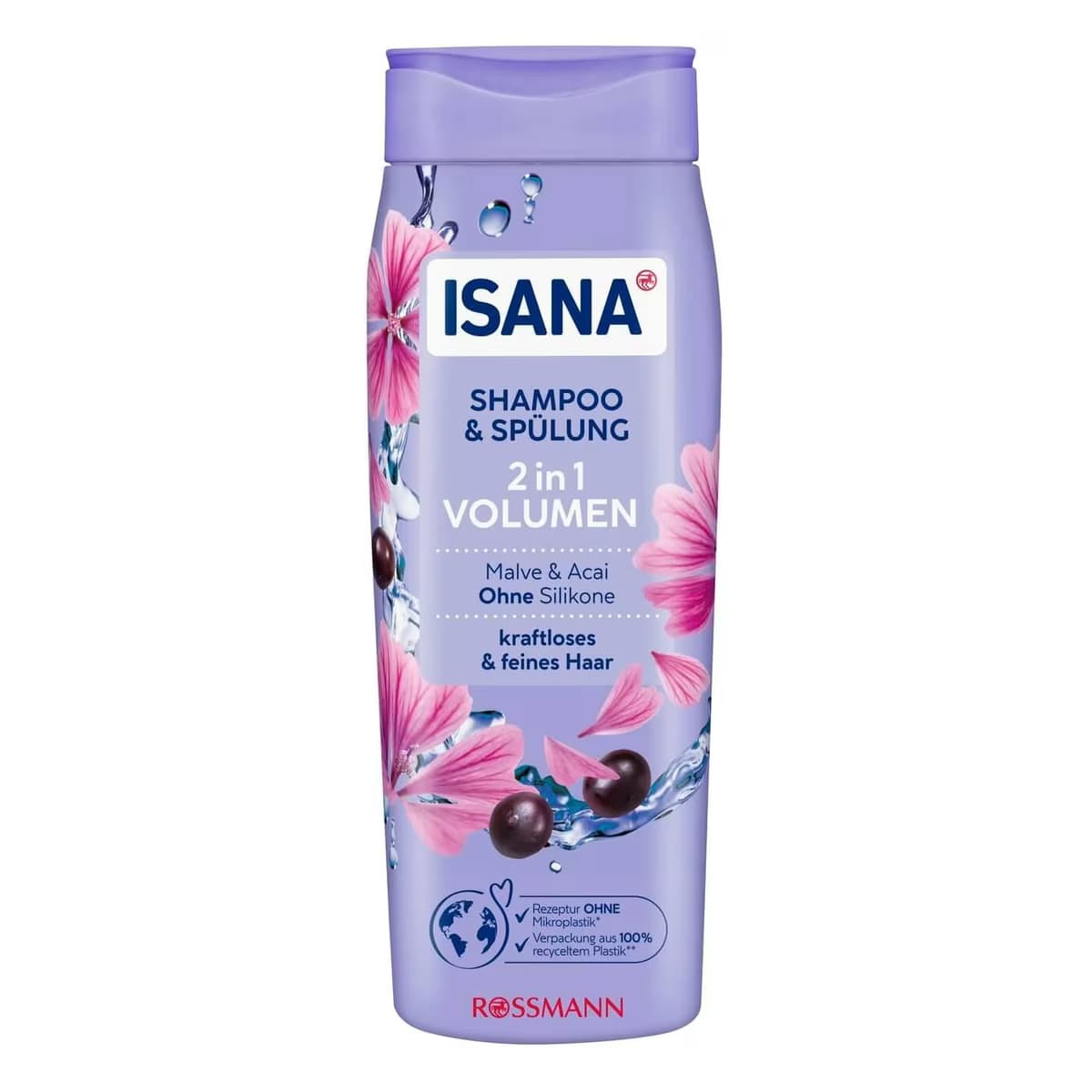 Isana Şampuan ve Saç Kremi Ebegümeci ve Acai Çileği 300 ml