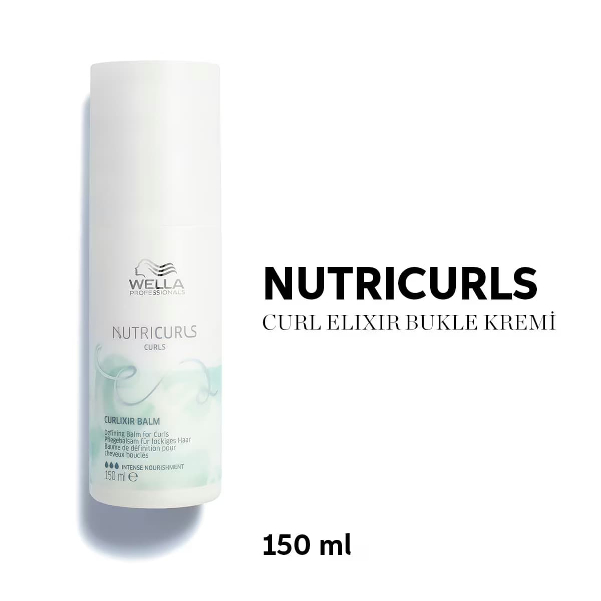 Wella Professionals Nutricurls Curlixir Kıvırcık Saçlar İçin Bukle Belirginleştirici Balm 150 ml