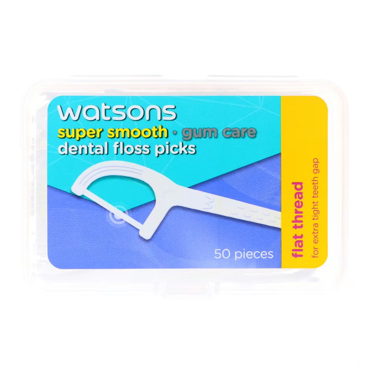 Watsons Super Smooth Düz Diş İpi Kürdani 50'li