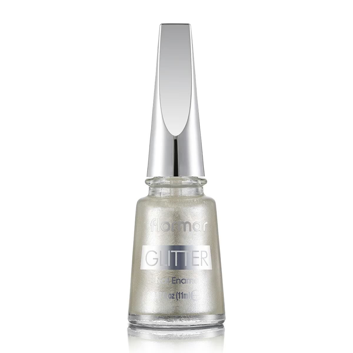 Flormar Glitter Nail Enamel Oje No: GL12 White Pearl