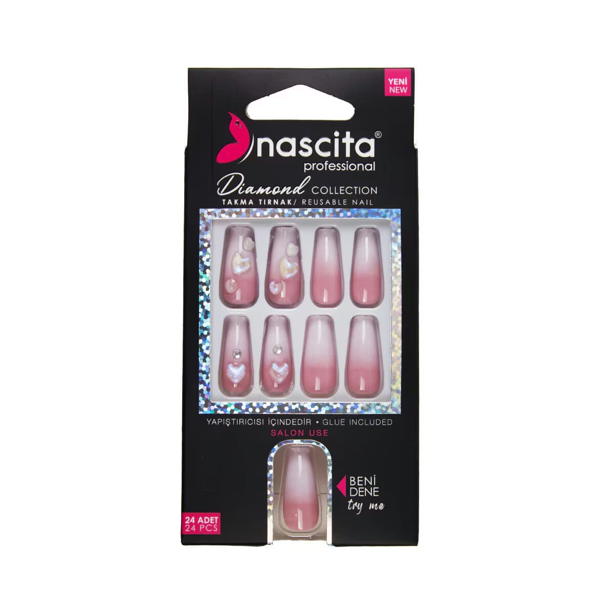 Nascita Takma Tırnak Diamond 24 Adet
