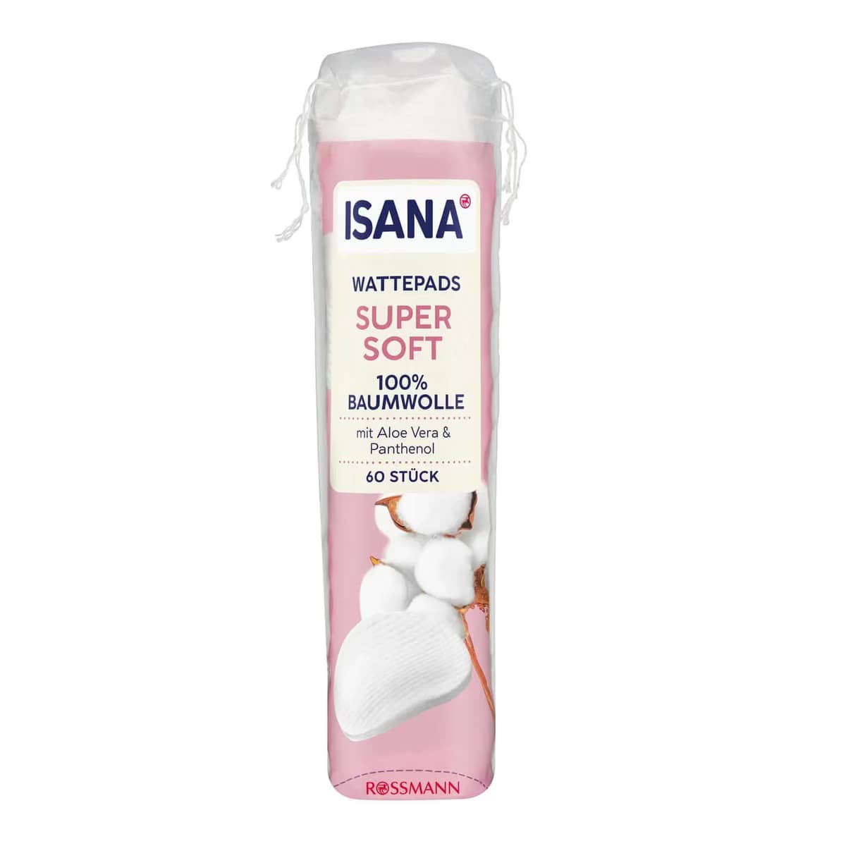 Isana Disk Pamuk Aloe vera ve provitamin B5, Süper Yumuşak 60'lı
