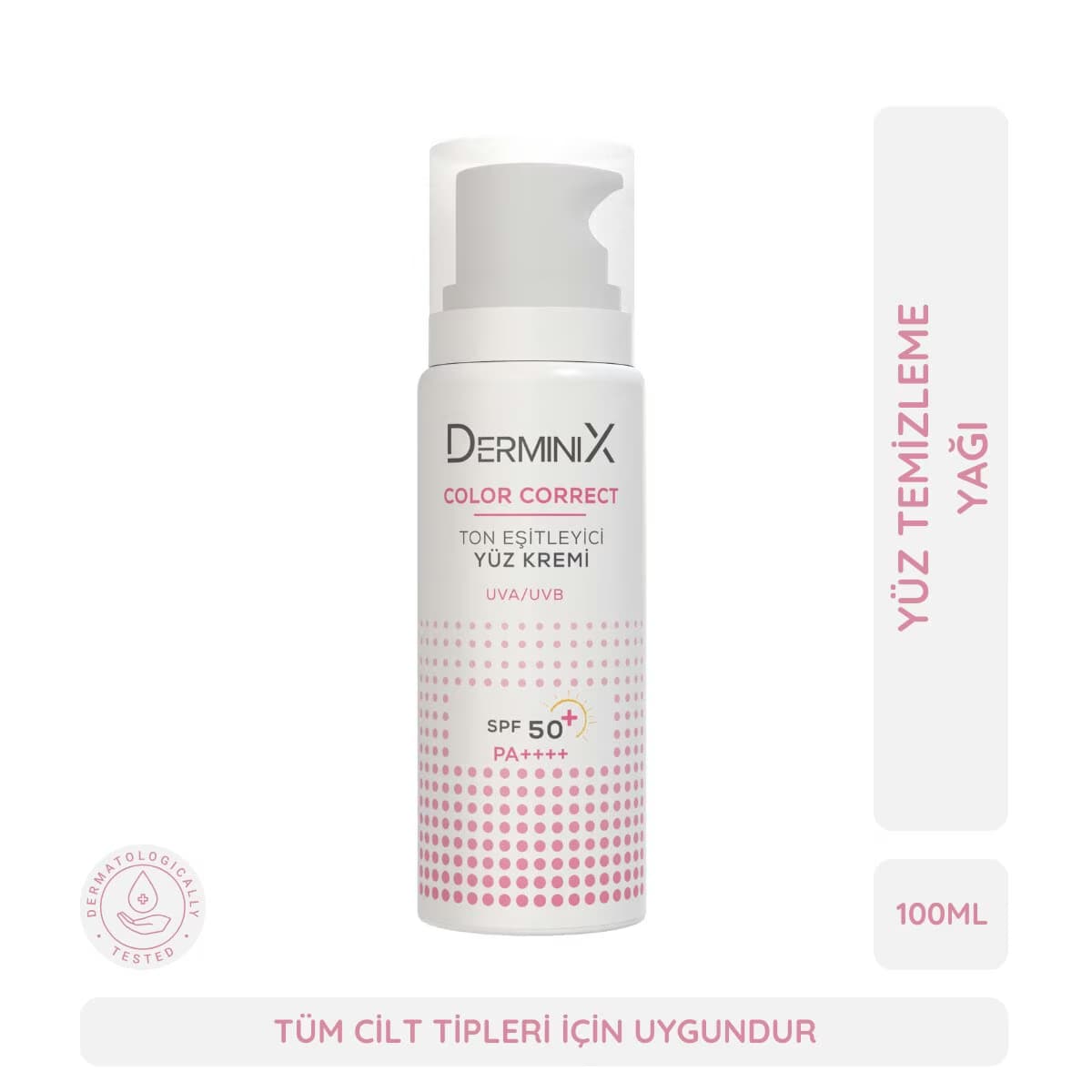 Derminix Ton Eşitleyici Yüz Kremi Spf50+ 50 ml